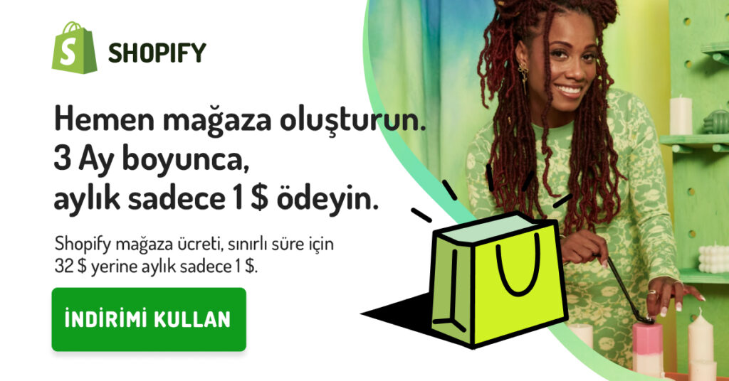 Shopify İle Para Kazanmak | shopify aylik 1 dolar